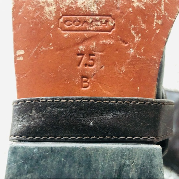 - Coach Leona boots size 7.5 equestrian booties shoes - Picture 10 of 16